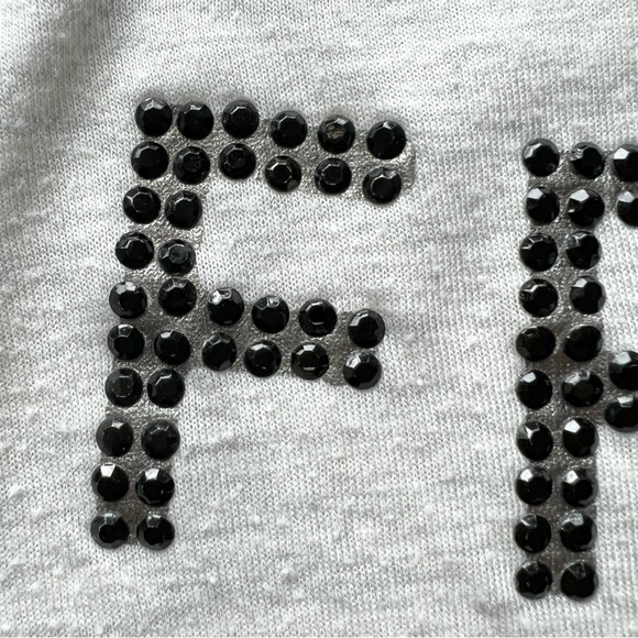 American Eagle Outfitters Grey and Blue “Friend Me” Baseball T-Shirt, Small - Picture 9 of 9